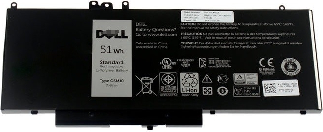 Dell 451-BBLN Baterie Dell 451-BBLN, Dell Latitude 3550, Latitude E5250, Latitude E5450, Latitude E5550 7,4V 51Wh Li-Ion – originální