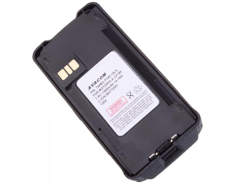 Avacom TWMO-P165-19LS Baterie Motorola P100 series, P165, P185 7,5V 1900mAh Ultra Slim Li-Ion – neoriginální