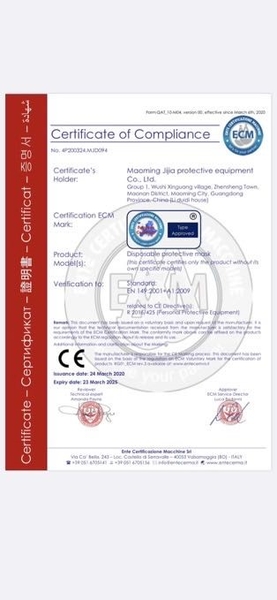 Respirátor KN95/FFP2 s výdechovým ventilem CE, FKK certifikát balení 10ks