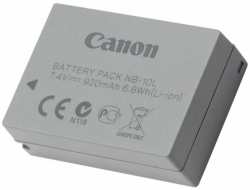 Canon NB-10L Baterie Canon NB-10L 7,4V 920mAh Li-Ion – originální