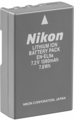 Nikon EN-EL9a Baterie Nikon EN-EL9a, Nikon D3000/D40/D40x/D5000/D60 7,2V 1080mAh Li-Ion – originální
