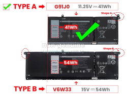 Dell 451-BCUG Baterie Dell G91J0 pro Vostro 3510/5410 11,25V 41Wh Li-Ion- originální