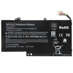 NTL NTL2530 Baterie HP NP03XL HP Envy x360 15-U Pavilion x360 13-A 13-B 11,4V 3770mAh Li-Ion - neoriginální