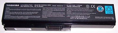 Toshiba PA3634U-1BRS Baterie Toshiba PA3634U-1BRS/Satellite U400, M300, Portege M800 10,8V 40Wh Li-Ion – originální