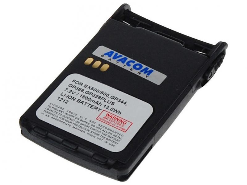 Avacom TWMO-GP38-18L Baterie Motorola GP328 PLUS, GP344, GP688 PLUS 7,2V 1800mAh Li-Ion – neoriginální