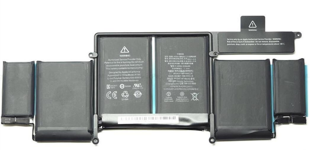 Apple A1582 Baterie pro Apple MacBook Pro 13" Retina A1502 2015 11,42V 74,9Wh A1582 bulk - originální