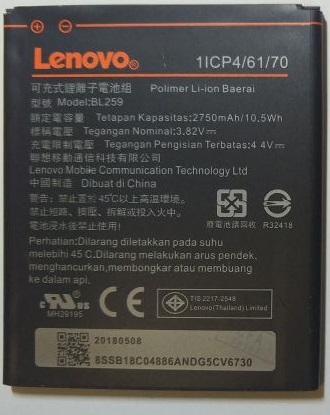 Baterie Lenovo BL259 2750mAh Li-Pol (Bulk)