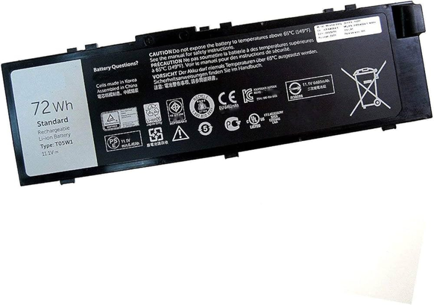 NTL 3313 Baterie Dell T05W1 pro Dell Precision M75210/M7710 11,1V 72Wh - neoriginální
