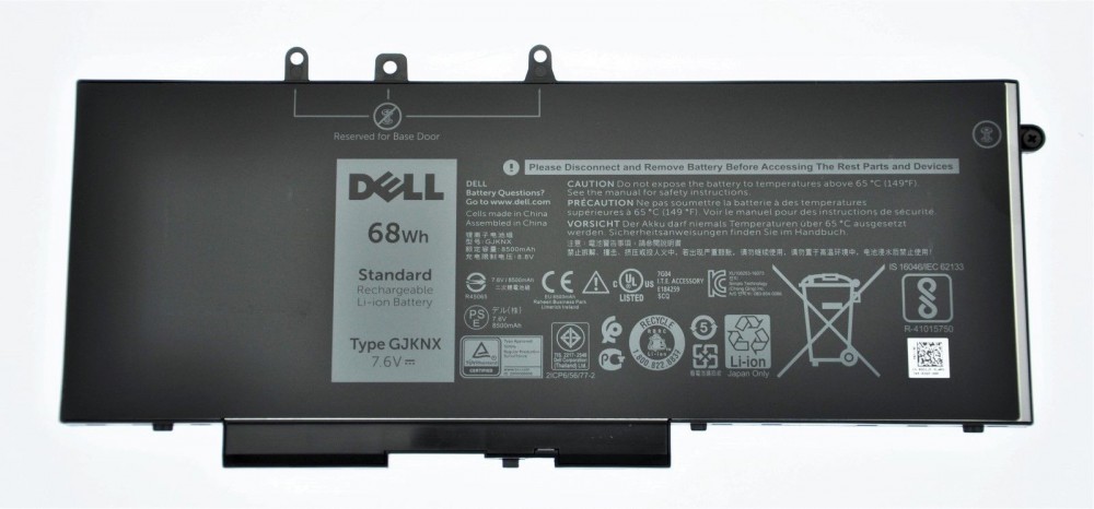 Dell 451-BBZG Baterie Dell 451-BBZG pro Dell Latitude 5480, 5580 7,6V 8947mAh 68Wh  Li-Pol - originální
