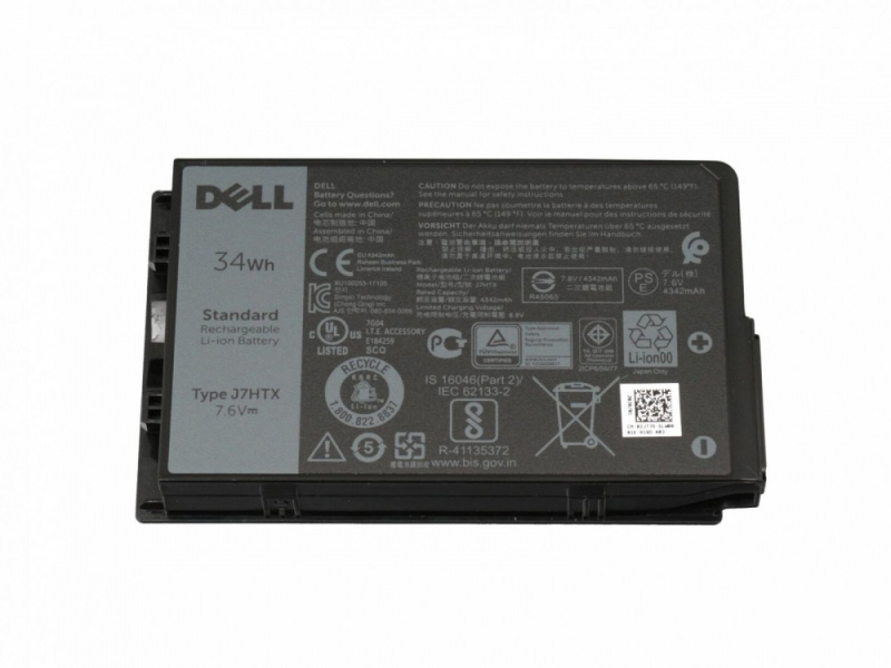 Dell 451-BCDH Baterie Dell J7HTX pro Latitude 7220 Rugged 7,6V 34Wh Li-Ion - originální
