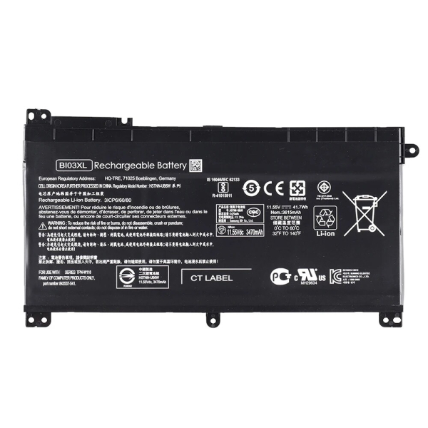 NTL2559 Baterie HP BI03XL/HSTNN-UB6W pro HP Pavilion x360 13-u/m3-u/HP Stream 14-ax 15,55V 3900mAh Li-Pol - neoriginální
