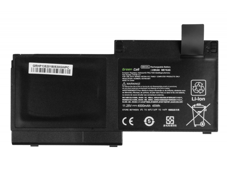 NTL NTL2533 Baterie HP SB03XL pro HP EliteBook 820 G1 11,1V 4150mAh Li-Pol - neorigináln